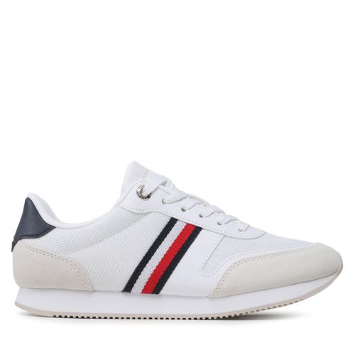 Sneakers Tommy Hilfiger Essential Stripes Runner FW0FW07382 White YBS - Chaussures.fr - Modalova