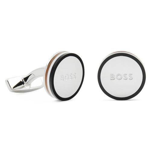 Boutons de manchettes Boss B-Iconic6-Cuf 50522882 Argent - Chaussures.fr - Modalova