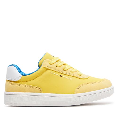 Sneakers Tommy Hilfiger Low Cut Lace-Up Sneaker T3X9-33351-1694 M Jaune - Chaussures.fr - Modalova