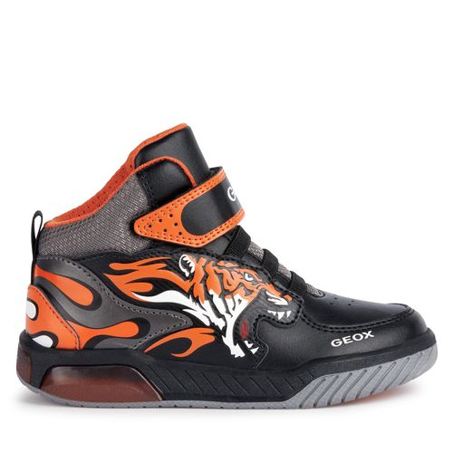 Sneakers Geox J Inek Boy J369CC 0BUCE C0038 D Black/Orange - Chaussures.fr - Modalova