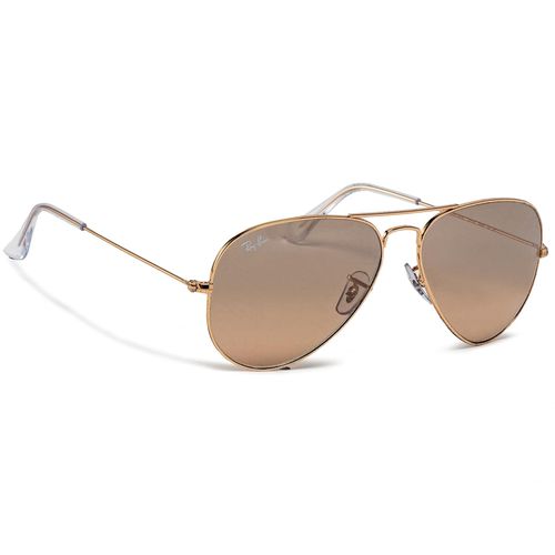 Lunettes de soleil Ray-Ban Aviator Large Metal 0RB3025 001/3E Or - Chaussures.fr - Modalova