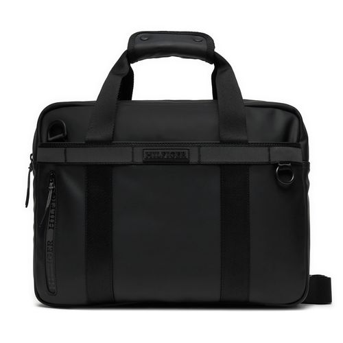 Sac ordinateur Tommy Hilfiger AM0AM12745 Noir - Chaussures.fr - Modalova