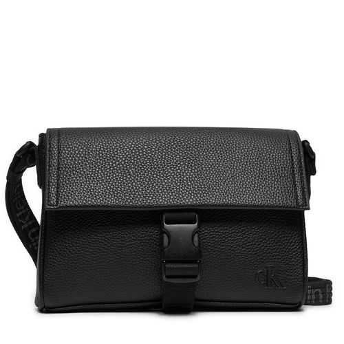 Sac à main Calvin Klein Jeans Ultralight Slim Flap Bag Pu K50K512022 Noir - Chaussures.fr - Modalova