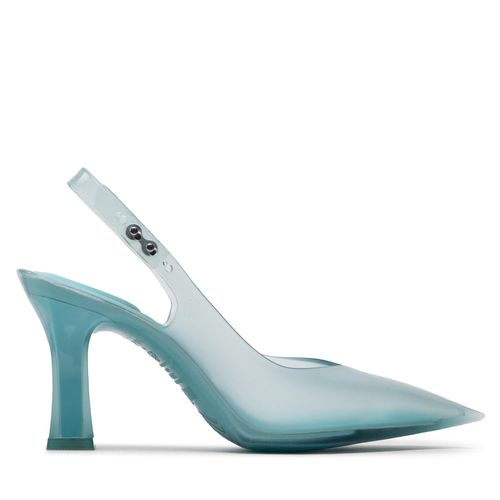 Sandales Melissa Slingback Heel + Larroude 33606 Bleu - Chaussures.fr - Modalova