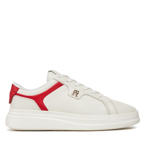 Sneakers Tommy Hilfiger Pointy Court Sneaker FW0FW07460 Écru - Chaussures.fr - Modalova