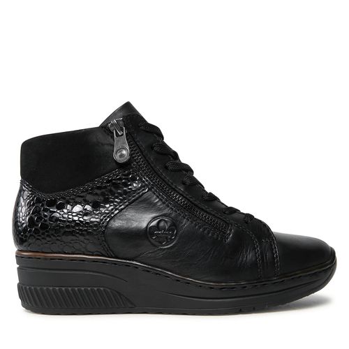 Bottines Rieker 48710-00 Noir - Chaussures.fr - Modalova