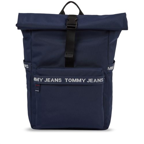 Sac à dos Tommy Jeans Essential Rolltop AM0AM11515 Bleu marine - Chaussures.fr - Modalova