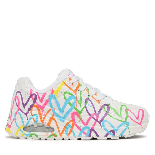 Sneakers Skechers Uno Highlight Love 177981/WMLT Blanc - Chaussures.fr - Modalova