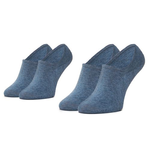 Lot de 2 paires de chaussettes basses Tommy Hilfiger 382024001 Bleu - Chaussures.fr - Modalova