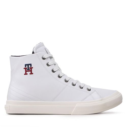Sneakers Tommy Hilfiger Th Hi Vulc Street Leather FM0FM04739 White YBS - Chaussures.fr - Modalova