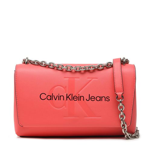Sac à main Calvin Klein Jeans Sculpted Ew Flap Conv25 Mono K60K607198 Corail - Chaussures.fr - Modalova