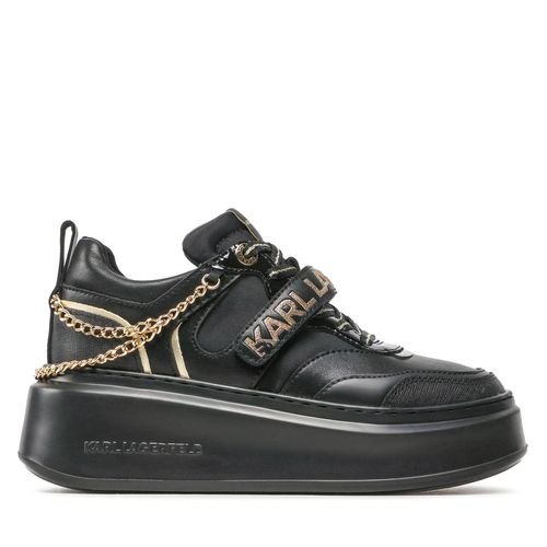 Sneakers KARL LAGERFELD KL63540E Black Lthr W/Gold - Chaussures.fr - Modalova