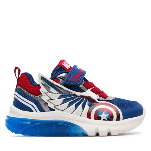 Sneakers Geox J Ciberdron Boy J45LBB 01454 C0200 M Blue/Red - Chaussures.fr - Modalova