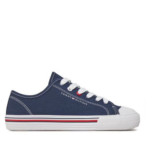 Sneakers Tommy Hilfiger Low Cut Lace Up Sneaker T3X9-33324-0890 S Blue 800 - Chaussures.fr - Modalova