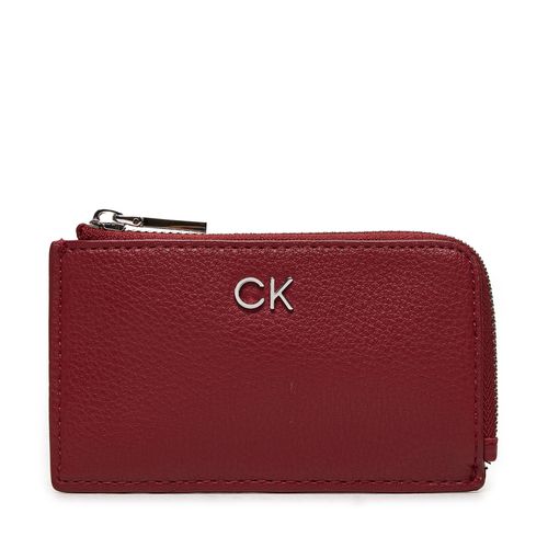 Étui cartes de crédit Calvin Klein Ck Daily Zip Cardholder W/Chain K60K612281 Rouge - Chaussures.fr - Modalova