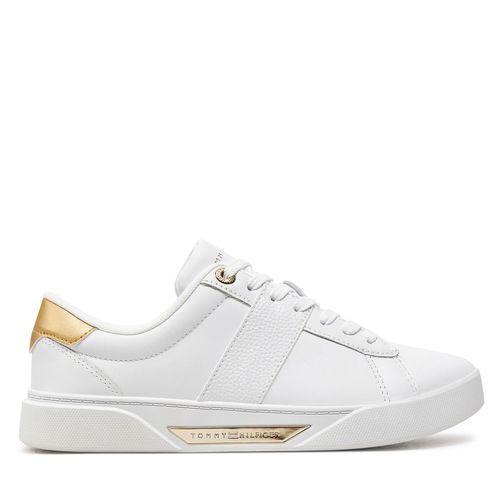 Sneakers Tommy Hilfiger Chic Panel Court Sneaker FW0FW07998 Blanc - Chaussures.fr - Modalova