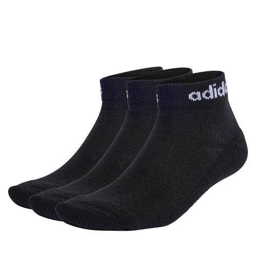 Chaussettes basses unisex adidas Linear Ankle Socks Cushioned Socks 3 Pairs IC1303 black/white - Chaussures.fr - Modalova