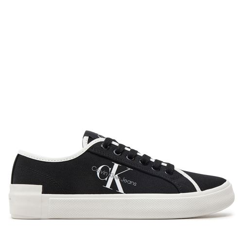 Sneakers Calvin Klein Jeans Skater Vulcanized Low Cs Ml Mr YW0YW01453 Black/Bright White 0GM - Chaussures.fr - Modalova
