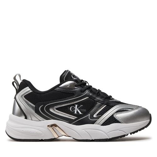 Sneakers Calvin Klein Jeans Retro Tennis Low Lace Mh Ml Mr YW0YW01381 Noir - Chaussures.fr - Modalova