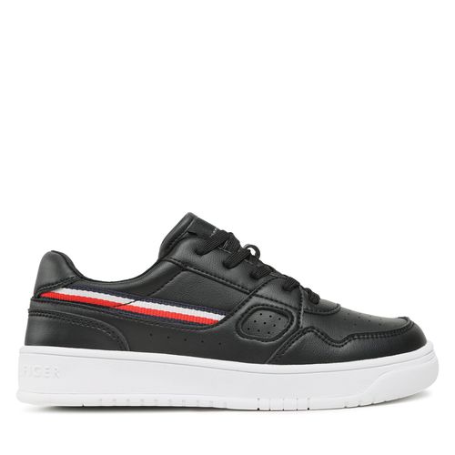 Sneakers Tommy Hilfiger Stripes Low Cut Lace-Up Sneaker T3X9-32848-1355 S Black 999 - Chaussures.fr - Modalova