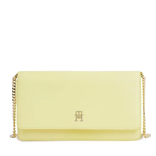 Sac à main Tommy Hilfiger Th Refined Chain Crossover AW0AW16109 Jaune - Chaussures.fr - Modalova