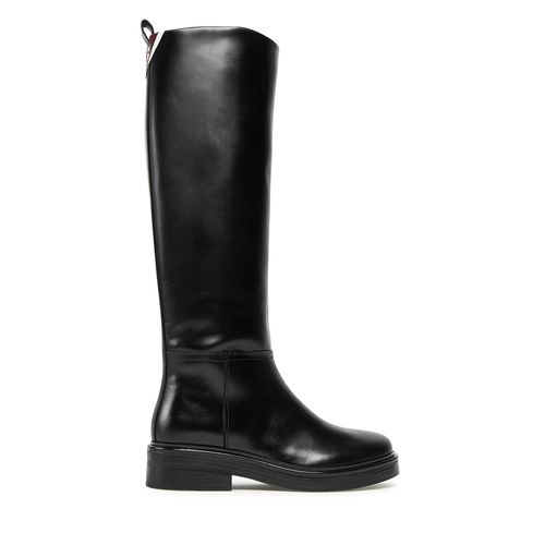 Bottes Tommy Hilfiger Cool Elevated Longboot FW0FW07488 Black BDS - Chaussures.fr - Modalova