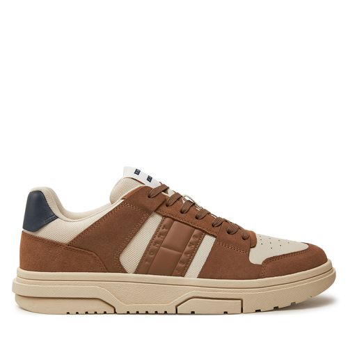 Sneakers Tommy Jeans EM0EM01457 Marron - Chaussures.fr - Modalova