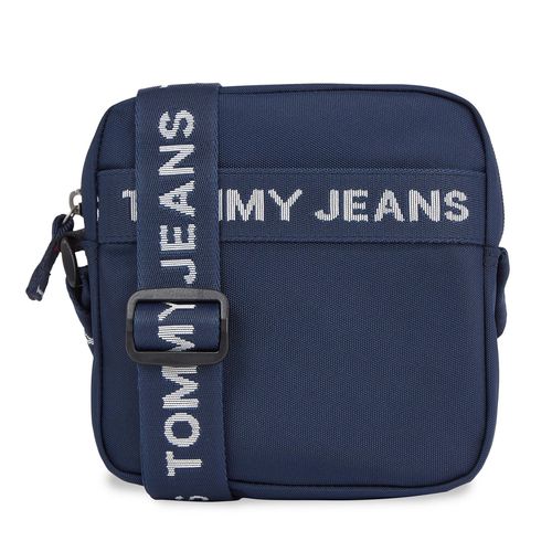 Sacoche Tommy Jeans Tjm Essential Reporter AM0AM11524 Bleu marine - Chaussures.fr - Modalova