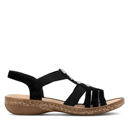Sandales Rieker 62831-00 Noir - Chaussures.fr - Modalova