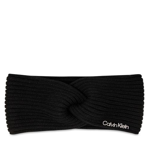 Bandeau Calvin Klein Ck Must Logo Twisted Headband K60K611400 Ck Black BEH - Chaussures.fr - Modalova