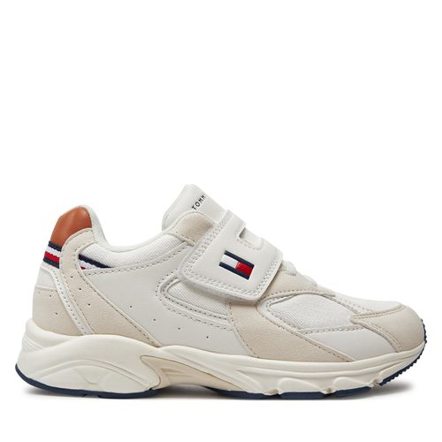 Sneakers Tommy Hilfiger Low Cut Lace-Up/Velcro Sneaker T1B9-33386-1729 S Blanc - Chaussures.fr - Modalova