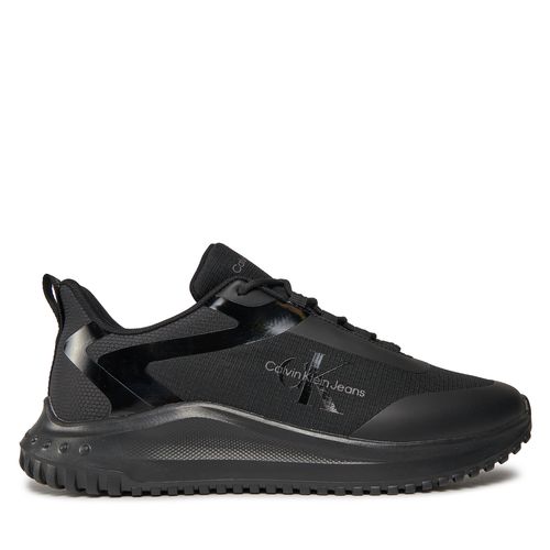 Sneakers Calvin Klein Jeans Eva Runner Low Lace Ml Mix YM0YM00968 Triple Black 01H - Chaussures.fr - Modalova