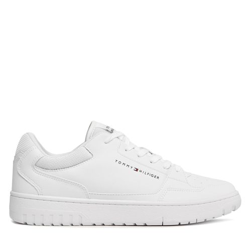 Sneakers Tommy Hilfiger Th Basket Core Leather Ess FM0FM05040 White YBS - Chaussures.fr - Modalova