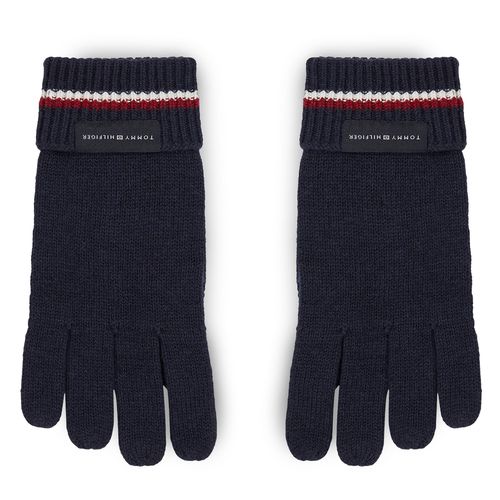 Gants Tommy Hilfiger Corporate Knit Gloves AM0AM11488 Bleu marine - Chaussures.fr - Modalova