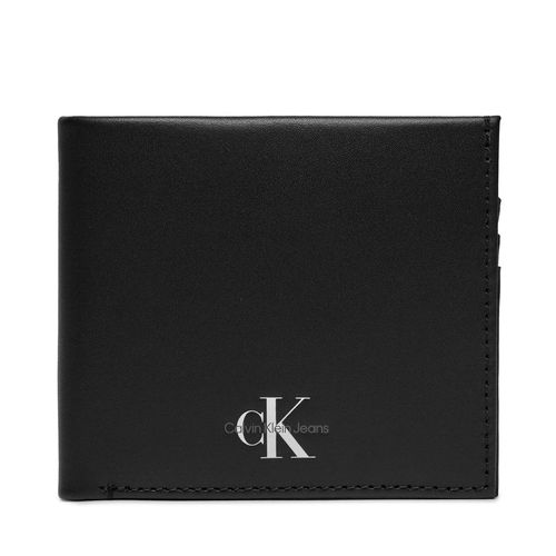 Portefeuille grand format Calvin Klein Jeans Monogram Soft Bifold W/Coin K50K511456 Black BEH - Chaussures.fr - Modalova