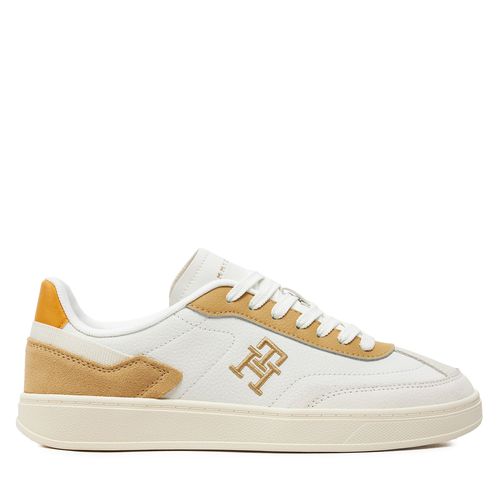 Sneakers Tommy Hilfiger Th Heritage Court Sneaker Sde FW0FW08037 Blanc - Chaussures.fr - Modalova