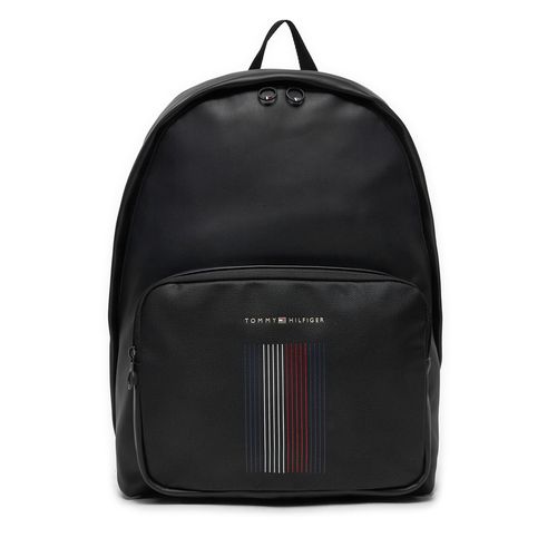 Sac à dos Tommy Hilfiger Foundation Dome Backpack AM0AM12598 Noir - Chaussures.fr - Modalova