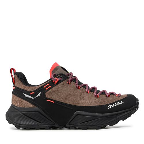 Chaussures de trekking Salewa Ws Dropline Leather 61394 7953 Bungee Cord/Black - Chaussures.fr - Modalova