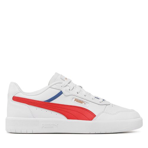 Sneakers Puma Court Ultra 389368 03 White/For All Time Red/Gold - Chaussures.fr - Modalova