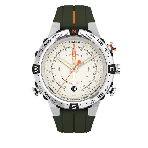 Montre Timex Expedition TW2V22200 Green/Silver - Chaussures.fr - Modalova