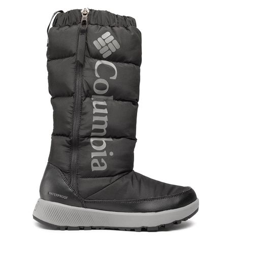 Bottes de neige Columbia Paninaro Omni-Heat Tall 1917951010 Black/Stratus - Chaussures.fr - Modalova