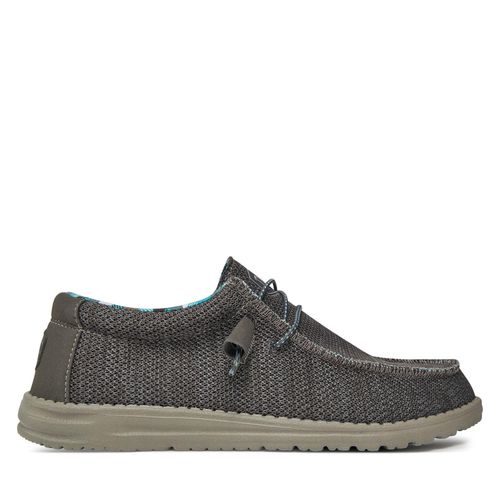 Mocassins Hey Dude Wally Sox 40019-025 Gris - Chaussures.fr - Modalova