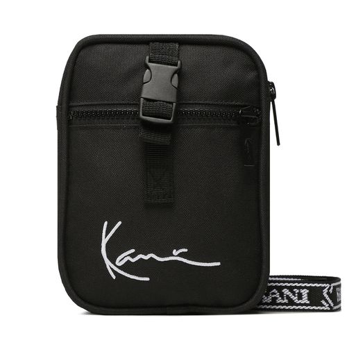 Sac à main Karl Kani Signature Tape Messenger Bag 4002484 Black/White - Chaussures.fr - Modalova