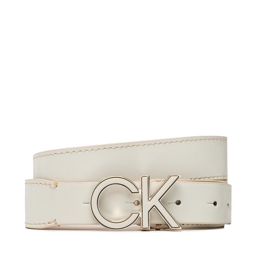 Ceinture Calvin Klein Re-Lock Saff Ck 3cm Belt K60K609980 Beige - Chaussures.fr - Modalova