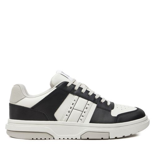 Sneakers Tommy Jeans The Brooklyn Leather EM0EM01429 Noir - Chaussures.fr - Modalova