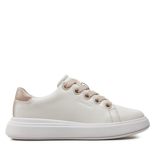 Sneakers Calvin Klein Cupsole Lace Up Lth HW0HW02085 Blanc - Chaussures.fr - Modalova