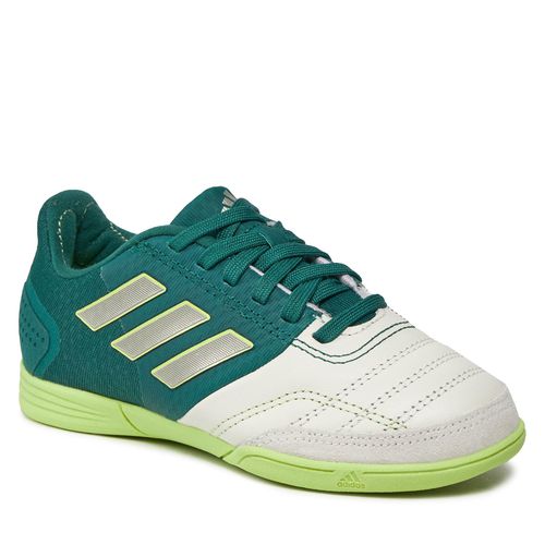 Chaussures adidas Top Sala Competition Indoor IE1555 Owhite/Cgreen/Pullim - Chaussures.fr - Modalova