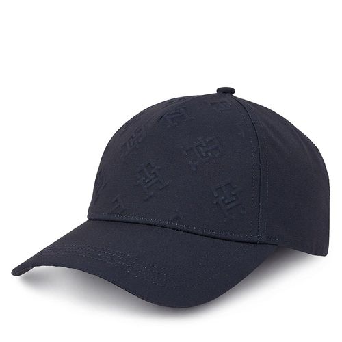 Casquette Tommy Hilfiger Monogram Debossed Cap AW0AW15328 Space Blue DW6 - Chaussures.fr - Modalova