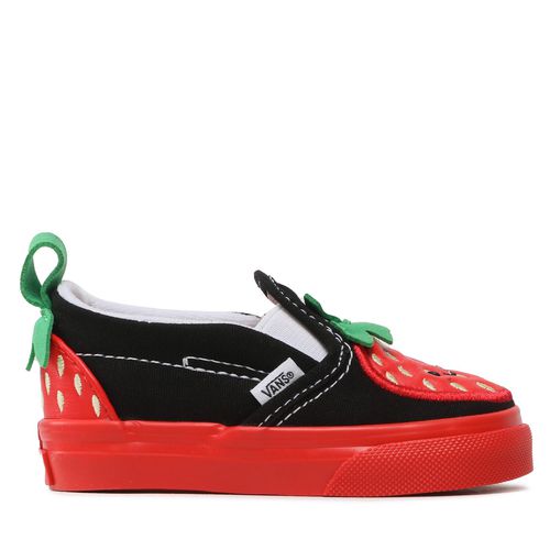 Tennis Vans Slip-On Berry VN0005WHREB1 Red/Black - Chaussures.fr - Modalova