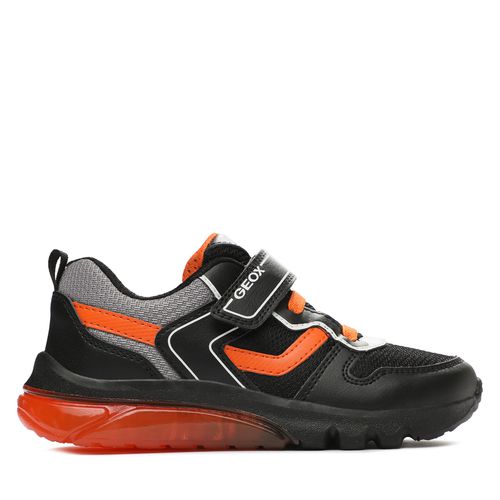Sneakers Geox J Ciberdron Boy J36LBC 011FE C0038 S Black/Orange - Chaussures.fr - Modalova